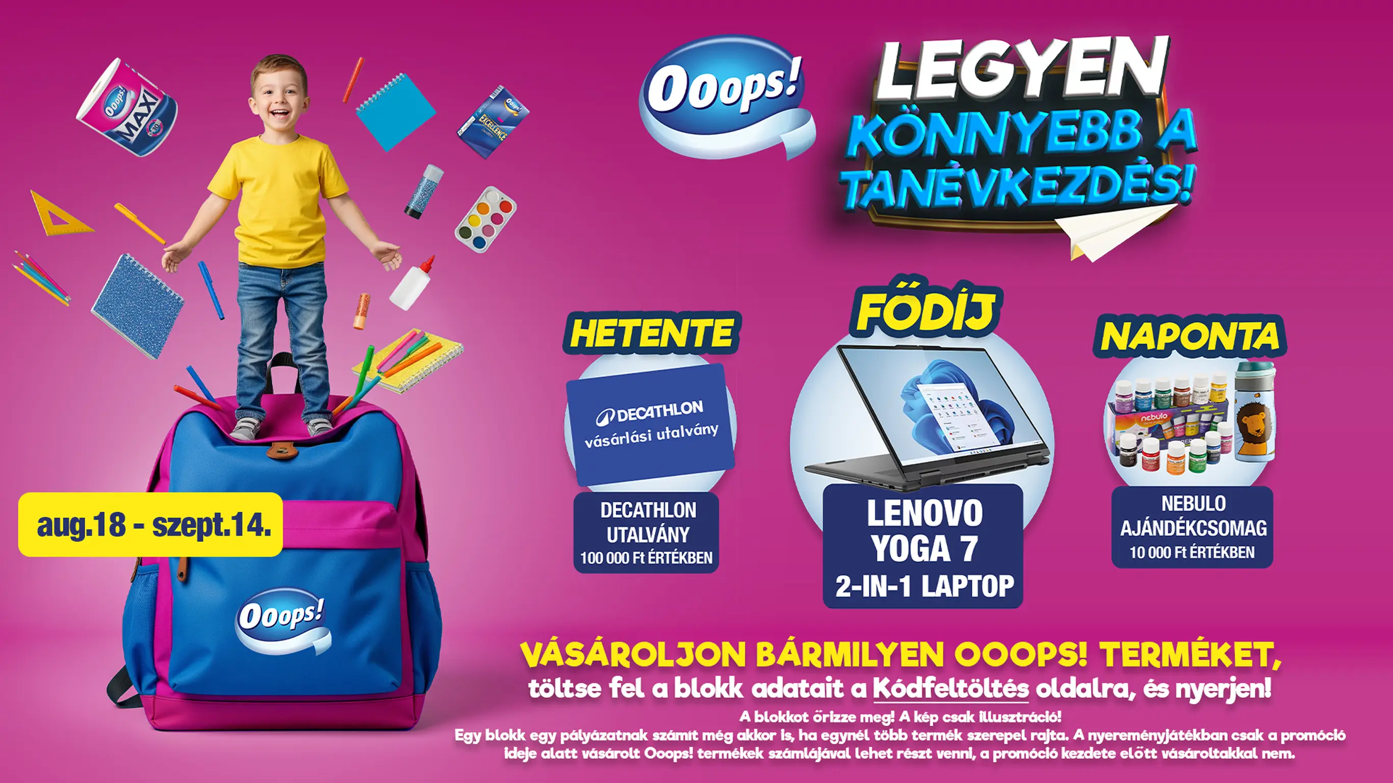 A promóció plakátképe.
